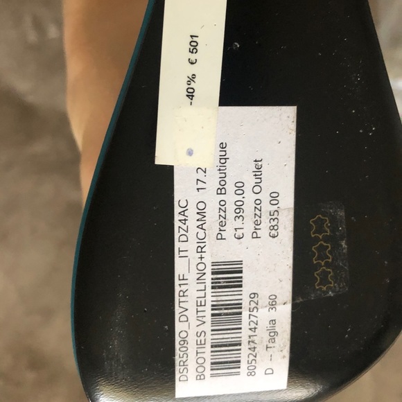 VERSACE BOOTIES VITELLINO - Picture 3 of 7